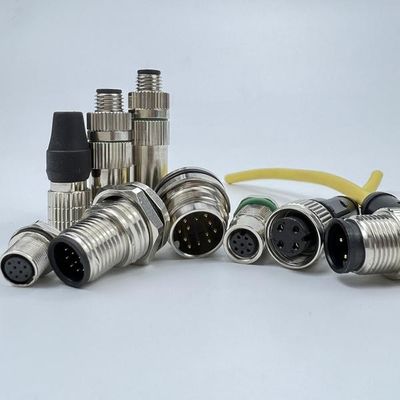 좋은 가격 구리 크롬 플래티드 전기 8mm M8 3 핀 커넥터 2000Hz 온라인으로
