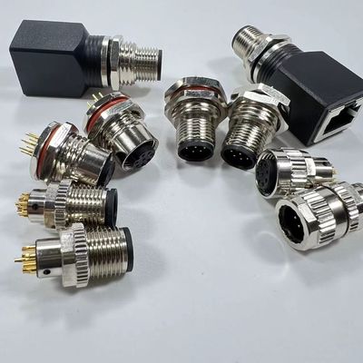EMC 보호 12mm M12 5pin 커넥터 방벽 3 - 17 연락처